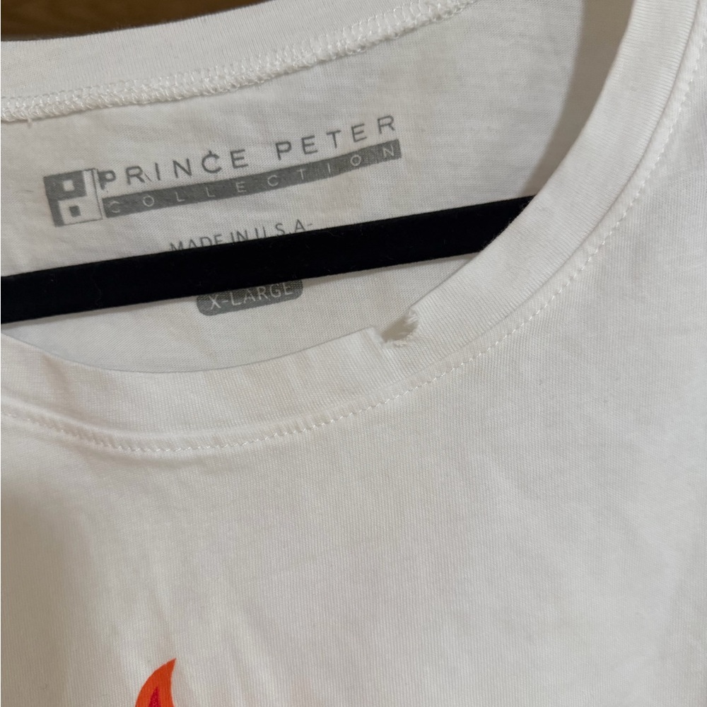 NWT Prince Peter Collection Distressed Crop Evil Eye Tee - Picture 4 of 7